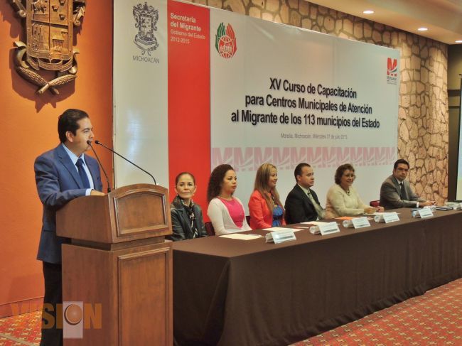 Capacitan a enlaces de Semigrante de los 113 municipios de Michoacán.