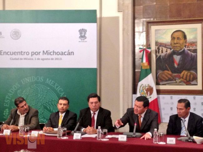 Gobierno federal y partidos políticos crean el “Acuerdo por Michoacán”.