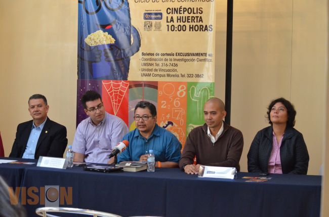 Realizan UMSNH Y UNAM ciclo de cine comentado.