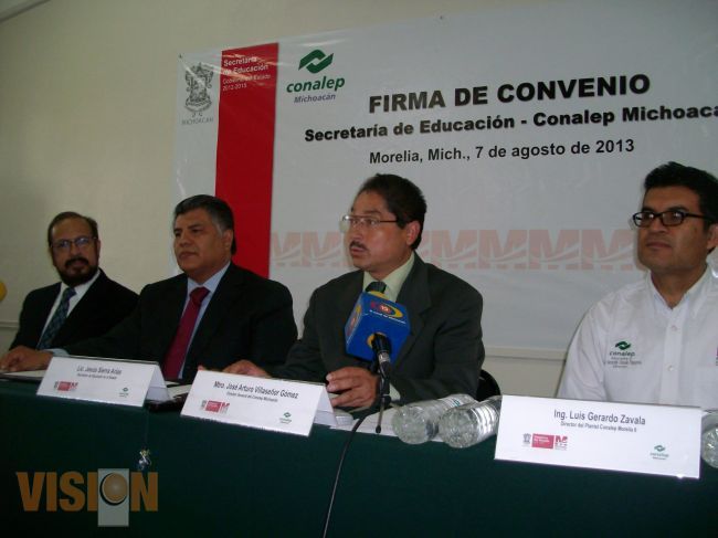 Pasantes del Conalep prestarán su servicio social en la Secretaría de Educación