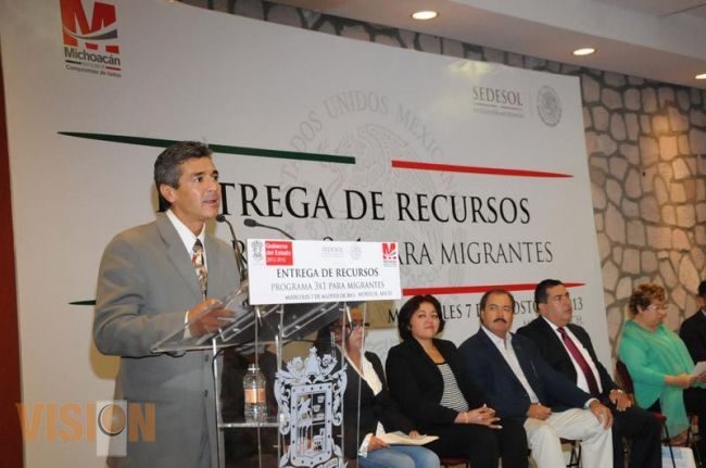 Recibe SeMigrante recursos de Sedesol para Programa 3x1