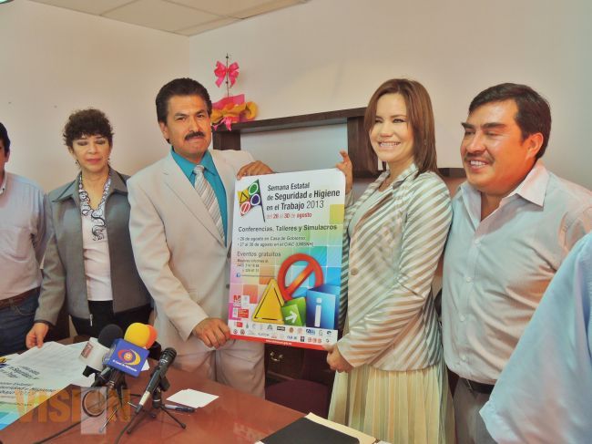 Del 26 al 31 de agosto se desarrollará la Semana Estatal de Seguridad e Higiene en el Trabajo.
