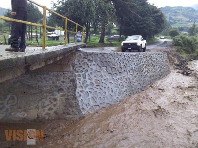 SCOP concluyen reconstrucción de puente vehicular en Ocampo. 