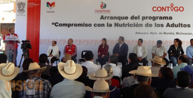 Arranca en Morelia el programa compromiso con la nutrición de los adultos mayores.
