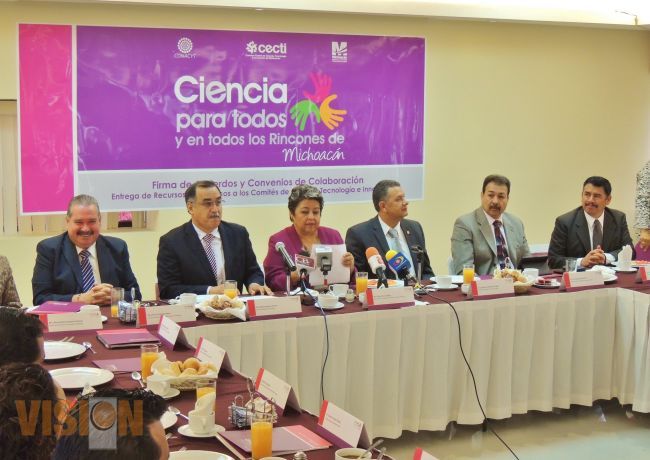 El CECTI firma convenios con ocho regiones del Estado