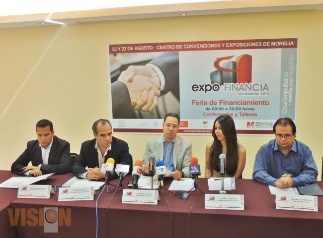 Todo listo para la Expo Financia 2013 a celebrarse 22 y 23 de agosto en CECONEXPO Morelia.