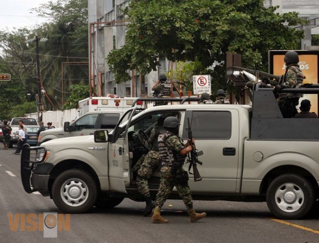 Exitoso operativo de los Gobiernos Federal y Estatal en municipio de Aquila