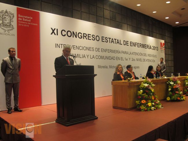 El Secretario de Salud, inaugura el XI Congreso Estatal de Enfermería.