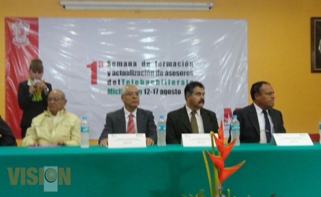 El Telebachillerato Michoacán pone en marcha la 1ª semana de formación y actualización.
