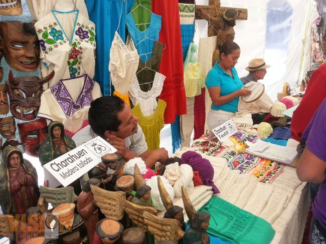 Aguascalientes da bienvenida a Artesanos Michoacanos.