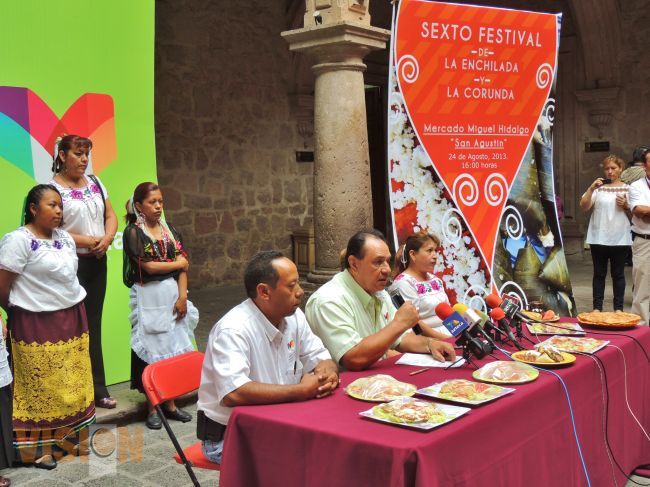 El 24 de Agosto se realizará el 6to. Festival de la Enchilada y la Corunda en Morelia.