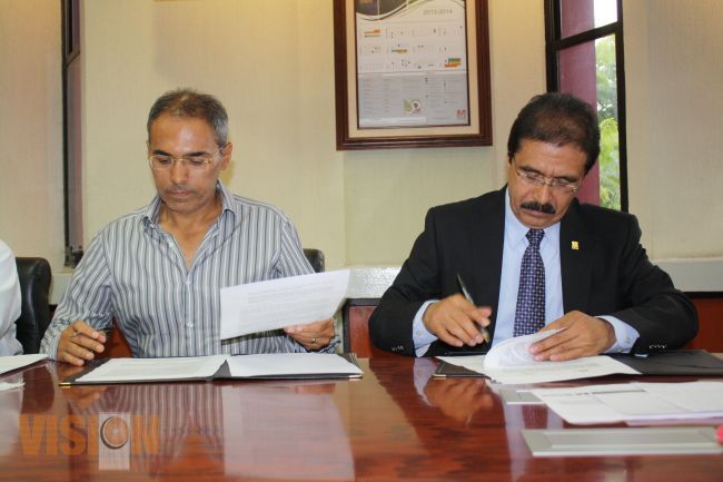 Formalizan Acuerdo COBAEM - Hogares HERSO para la construcción de instalaciones del plantel Morelia