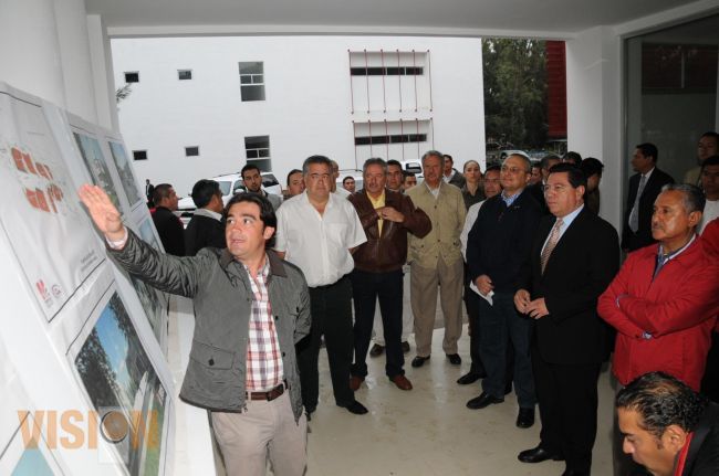 Supervisa Jesús Reyna la nueva sede de la secretaría de seguridad pública y c-4.