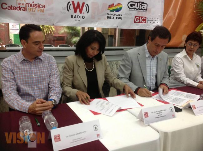 Sejoven firma convenio con instituciones educativas de Zamora