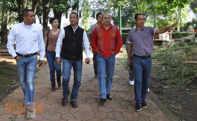 Ernesto canto estuvo en Uruapan para apoyar el deporte