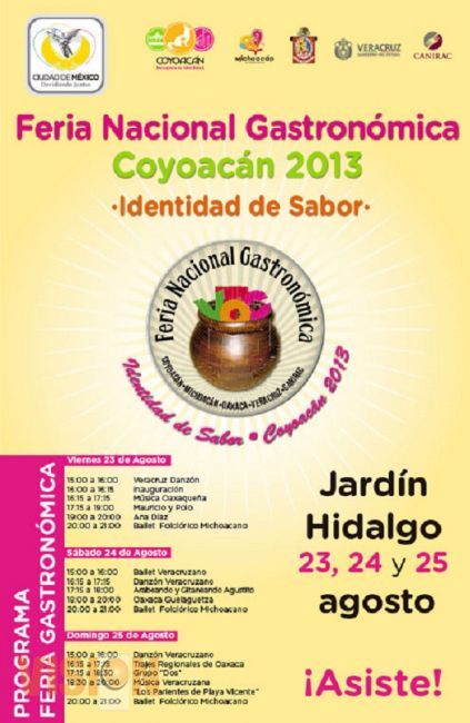 Arranca la Feria Nacional Gastronómica en Coyoacán