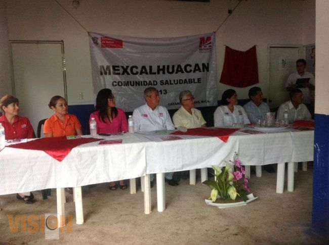 Certifican como comunidad saludable a Mexcalhuacán, Municipio de Lázaro Cárdenas.
