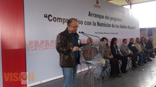 Inicia entrega de despensas para adultos mayores  De Ario de Rosales.