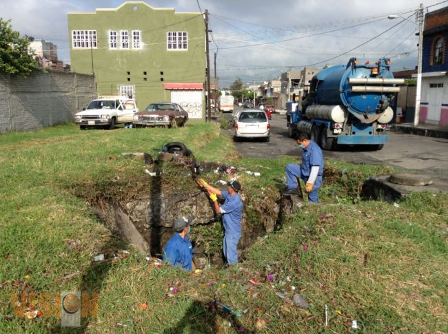 OOAPAS trabaja en acciones de prevención y reacción ante las lluvias  