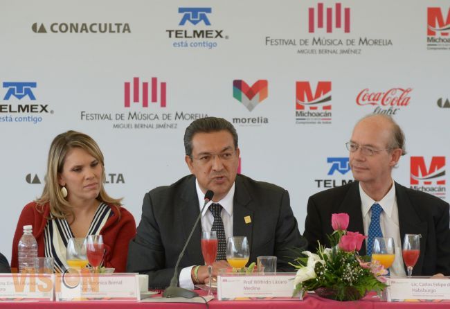 Anuncian el Festival de Música de Morelia “Miguel Bernal Jiménez”.