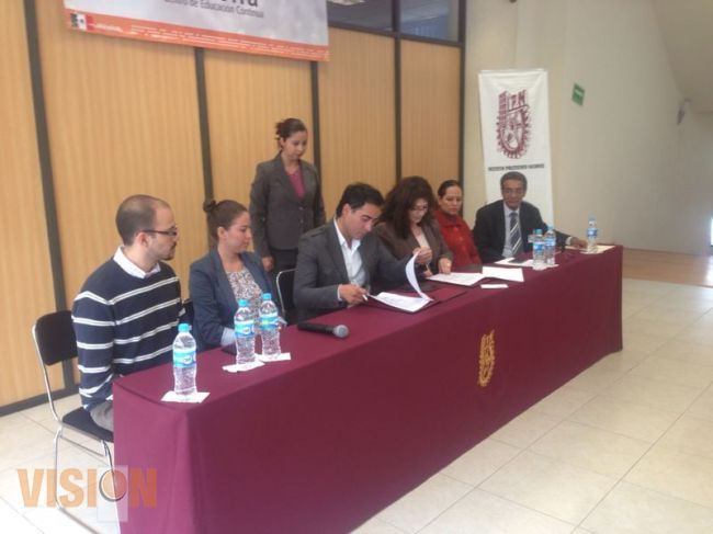 Signan convenio de colaboración Ayuntamiento de Morelia y el IPN.