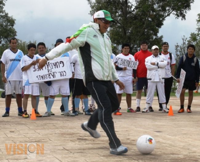 IMDE inauguró liga municipal de futbol rápido.