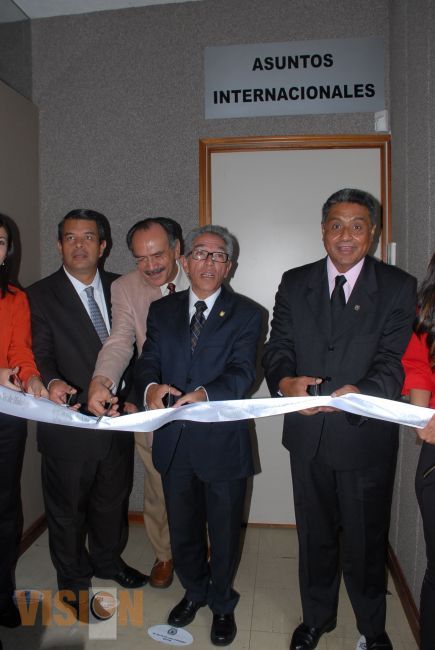 La UMSNH inaugura la oficina de asuntos internacionales