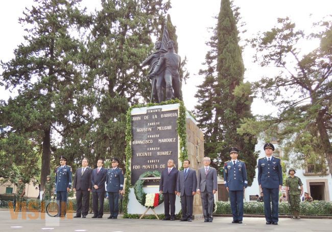 Resguardar la patria, legado de los niños héroes, retomado en el pacto por México: Policia Militar.