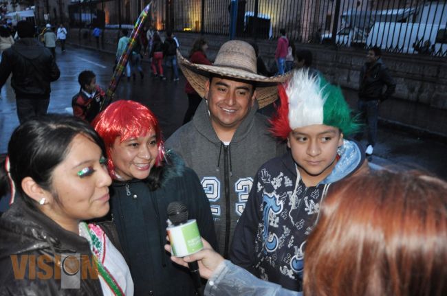 ¡ Viva México ! la convivencia de los morelianos en la Noche del Grito