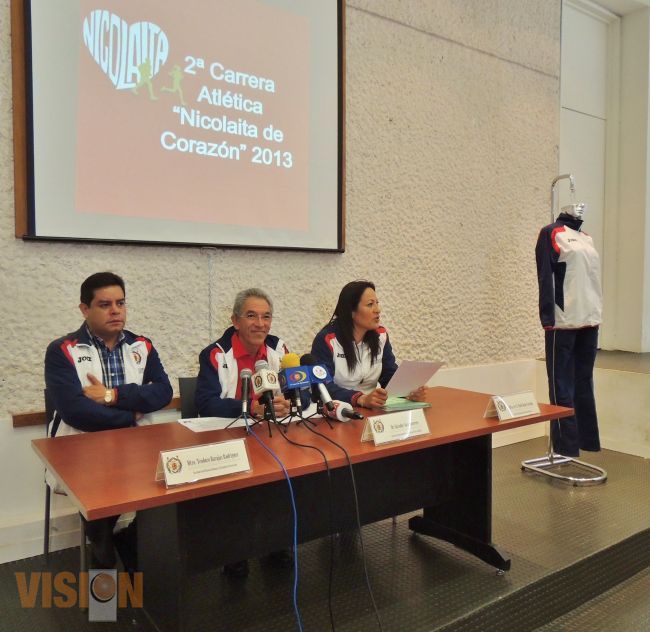 La Segunda Carrera Atlética de 10 y 5 kilómetros “Nicolaíta de Corazón” será este 13 de octubre.