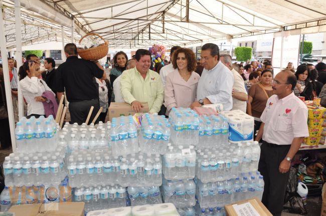 Wilfrido Lázaro, Presidente de Morelia, apoyo a damnificados