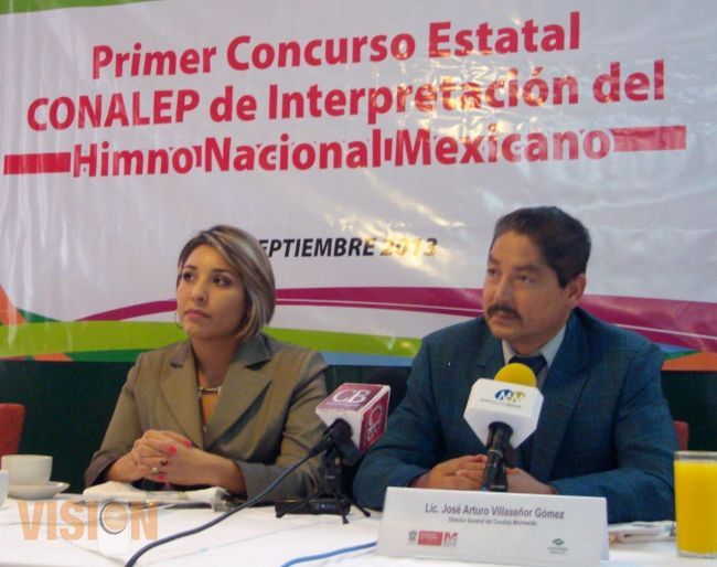 Conalep realizará el primer concurso estatal de interpretación del Himno Nacional Mexicano.