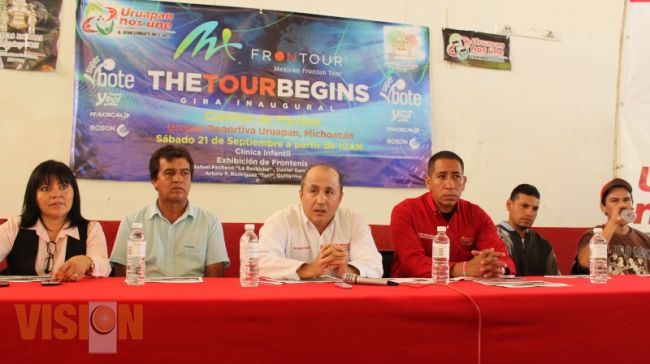 Este sábado se presentaran un partido de Exhibición de Frontón “The Tour Begins”