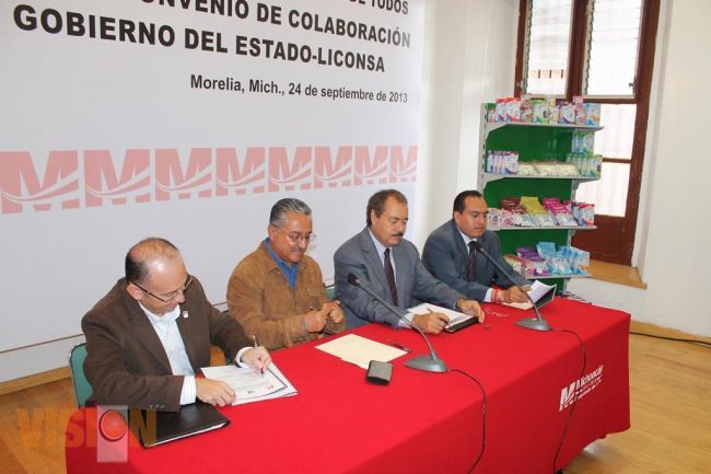 Firman convenio de colaboración Liconsa Y Sepsol.