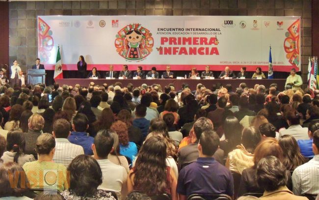 Hoy se inauguró en Morelia el Encuentro Internacional de la Primera Infancia.