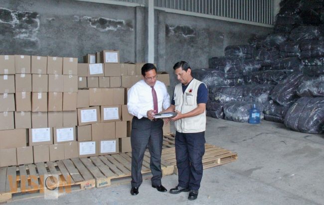Recibe SSP segunda tanda de víveres para damnificados de Michoacán
