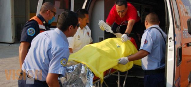 Hijo de Fausto Vallejo sufre accidente 
