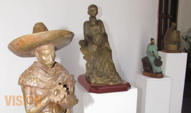 Inauguran exposición  “Bronce en Expresión” en Casa de la Cultura
