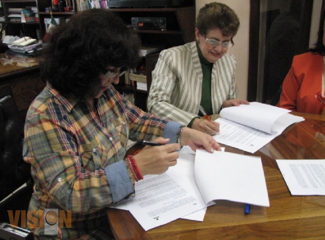 Firman IMCED y JAP acuerdo de colaboración.