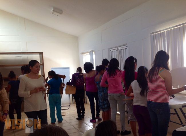 Personal del Dif-Morelia visita la Casa Hogar ‘Gertrudis Bocanegra’.