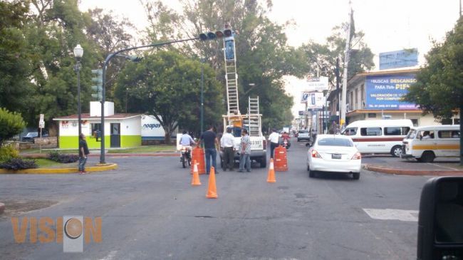 SSP continúa la reparación de semáforos en la ciudad