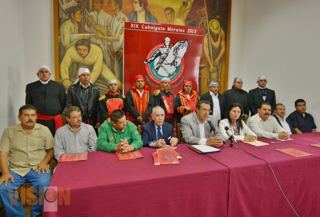 Anuncian la XIX edición de la tradicional Cabalgata Morelos.