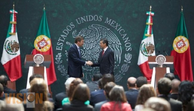 Acuerdan México y Portugal el fortalecimiento de su relación bilateral