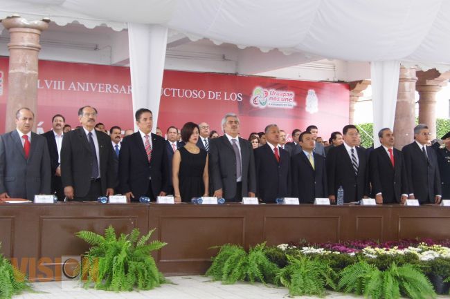 Acto luctuoso en memoria de los Mártires de Uruapan