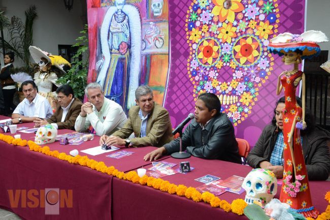 Morelia se declara listo para las fiestas de Noche de Muertos.