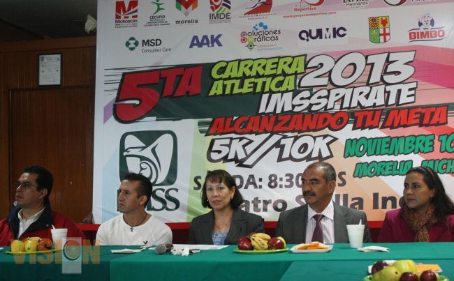 IMSS Michoacán, anunció su quinta carrera IMSS… pirate, este 10 de noviembre.