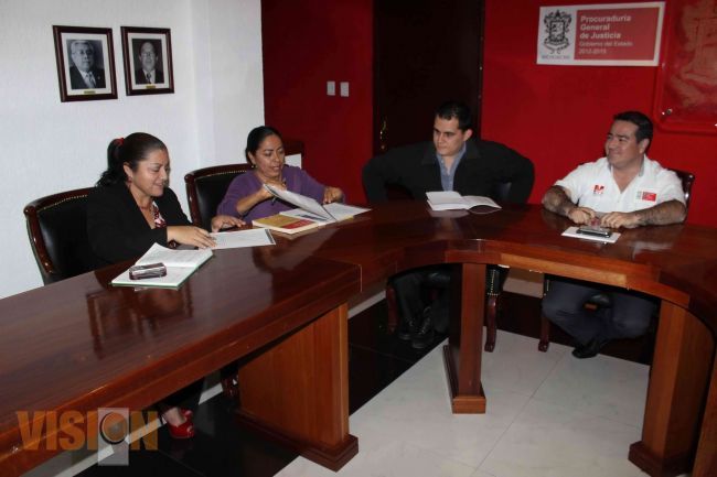 PGJE Michoacán firma acuerdo con Registro Civil del Estado