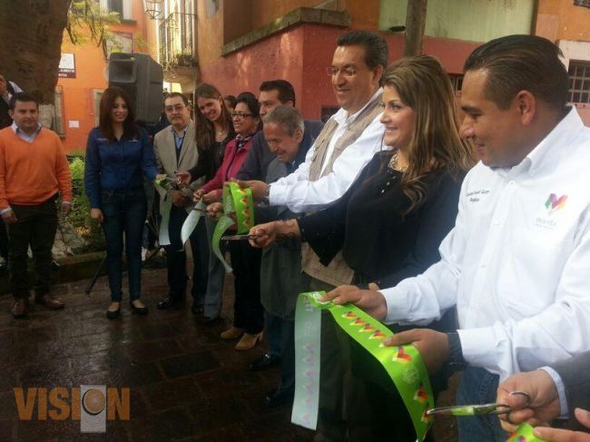 Inauguran mejoremiento de imagen urbana en Morelia 