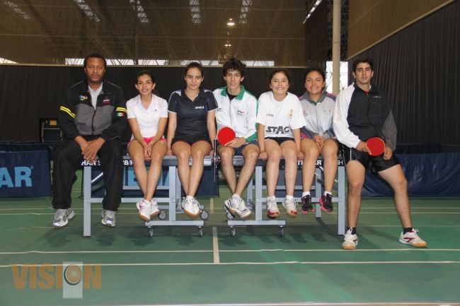 México con ocho plazas para el Campeonato Centroamericano de Tenis de Mesa. 