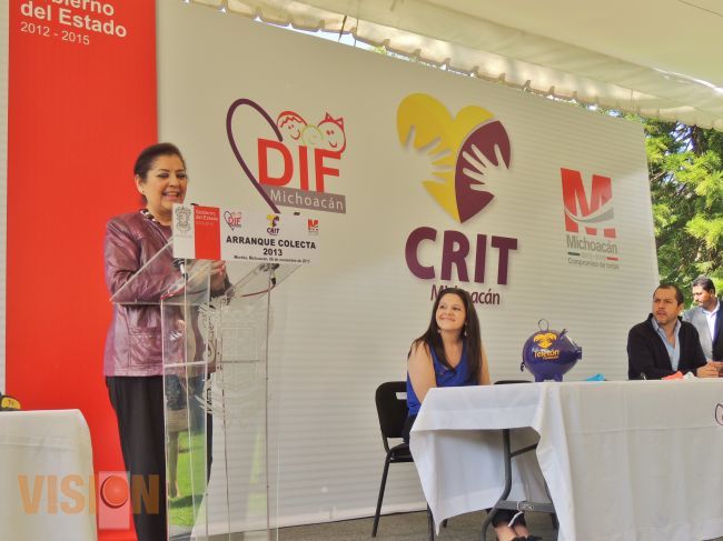 DIF Estatal arrancó este miércoles la Colecta Teletón en Michoacán.